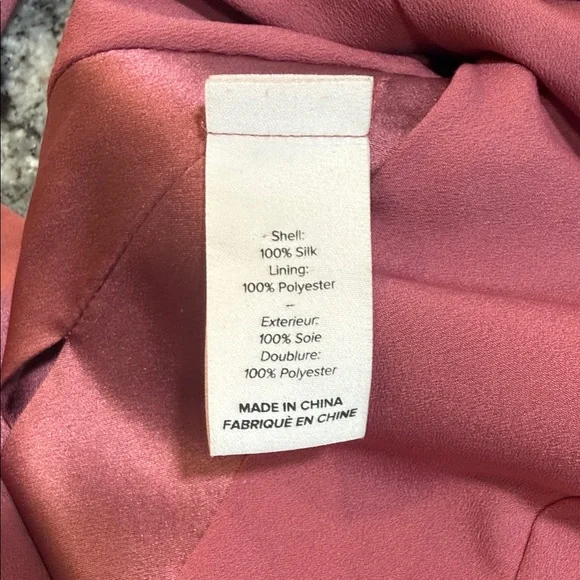 cinq a sept Satin Blazer in Rosewood - Picture 6 of 9